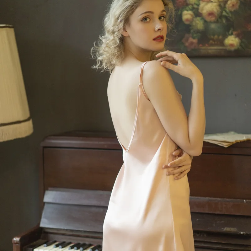 Соблазнительная ночная рубашка в стиле ретро мягкая прозрачная повязка с