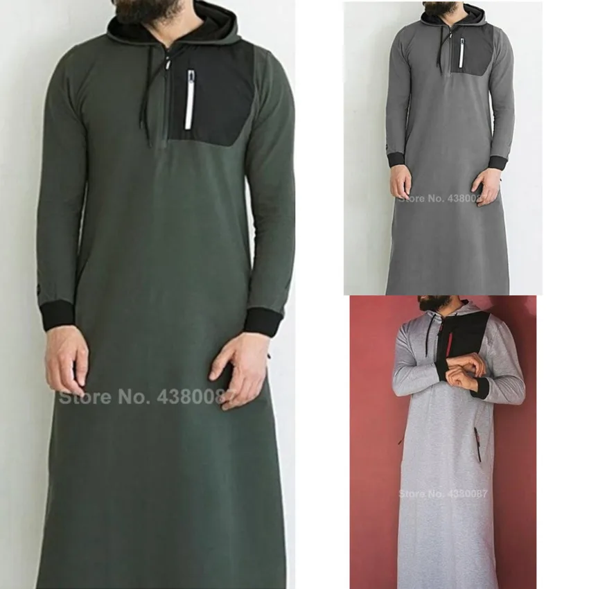 Новинка 2021 традиционная мусульманская одежда мужская джубба Thobe уличная