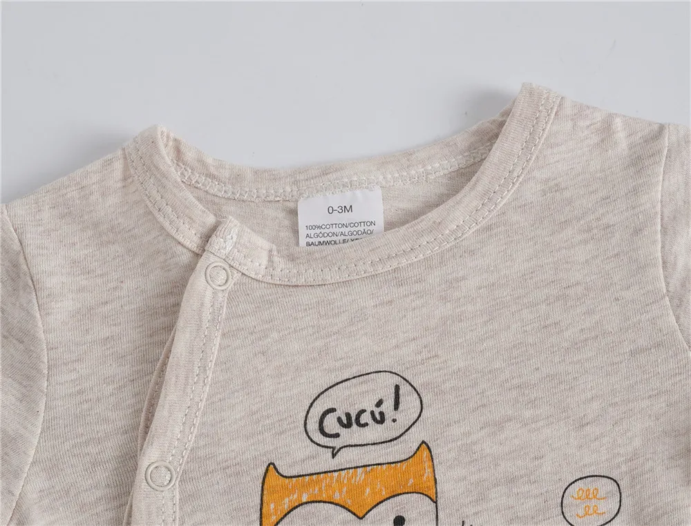 Bobo choses/Одежда для маленьких мальчиков, 4, 5, шт./компл. органический хлопок, комбинезон для детей с длинными рукавами с героями мультфильмов для новорожденных на возраст от 0 до 3 месяцев младенческой Костюмы
