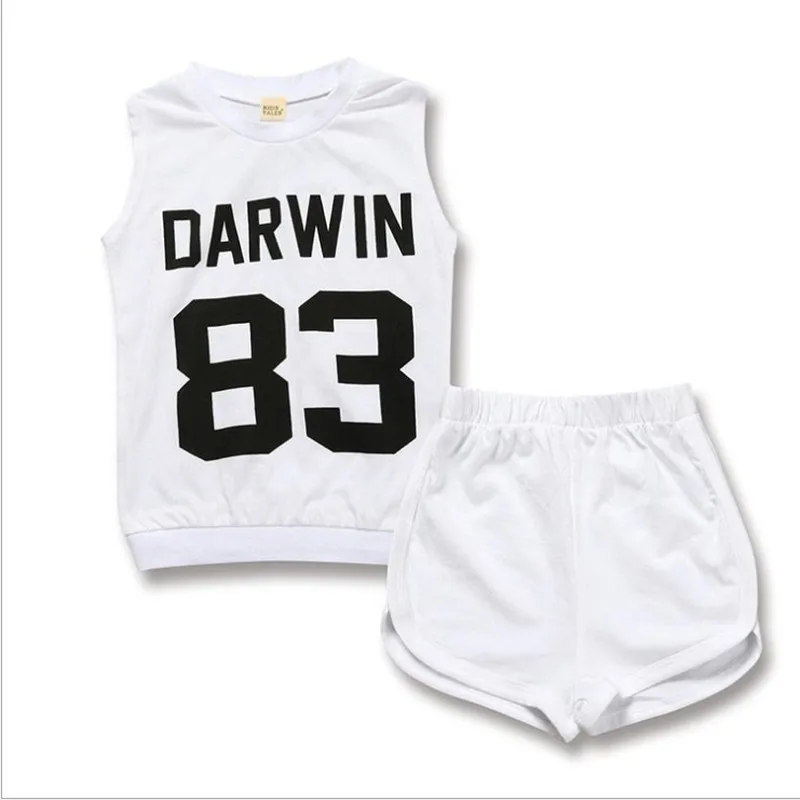 Футболка с Минни Маус для мальчиков и девочек комплект одежды без рукавов + шорты