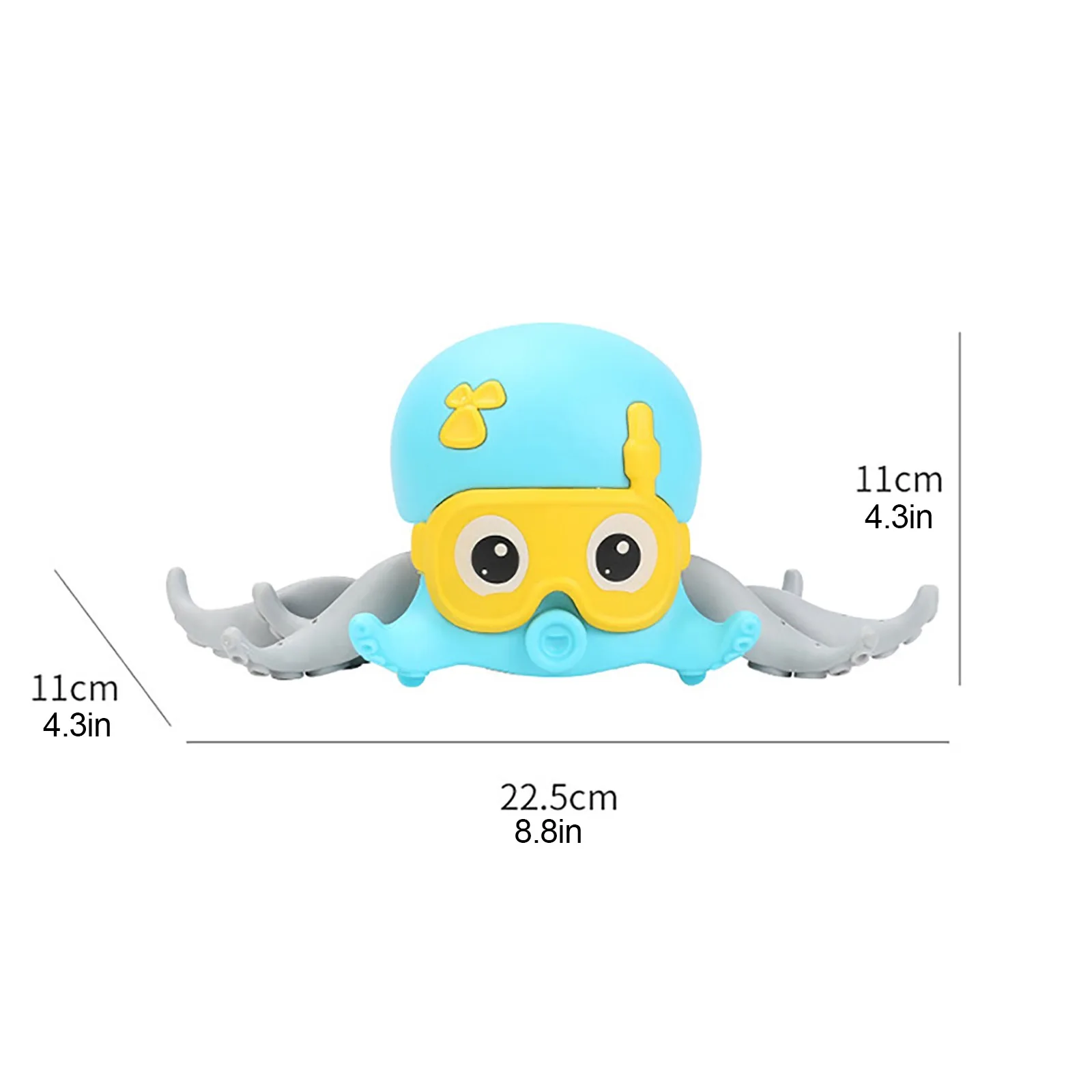 

Walking Octopus Swimming Model Wind Up Toys Cute Creative Pull Toys Cartoon Babys Bath Toys Birthday Gift