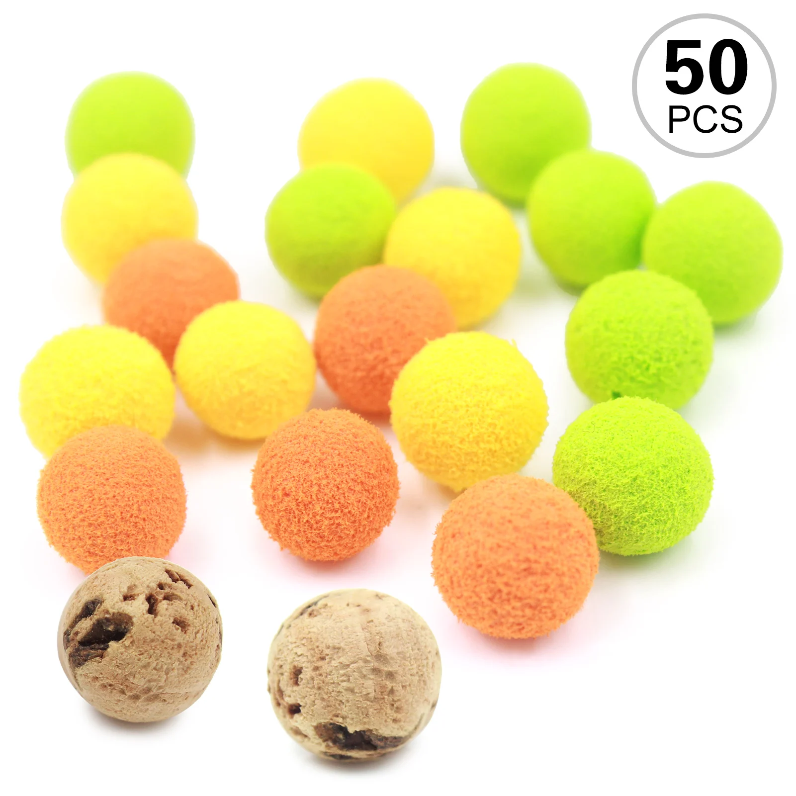 

Carp Fishing Beads 50pcs/lot Diameter 10mm Soft Rubber Carp Fishing Rig Beads Colours Carp Tackle Fishing Accessories