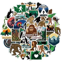 50 pcs bigfoot savage spoof stickers for car styling bike motorcycle phone laptop travel luggage cool funny jdm decal