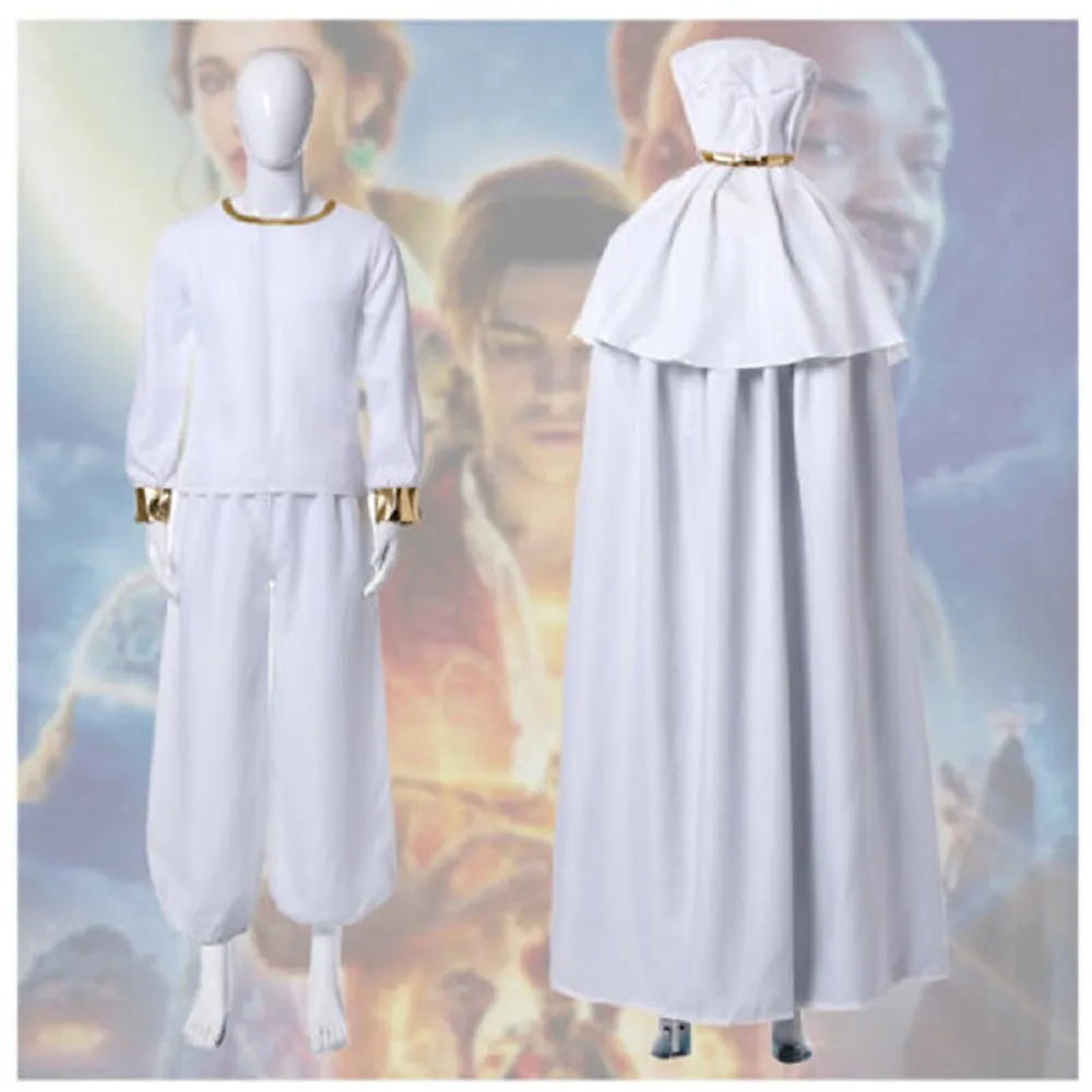 Хэллоуин Косплей Костюм на заказ Аладдин и волшебная лампа Алладин косплей