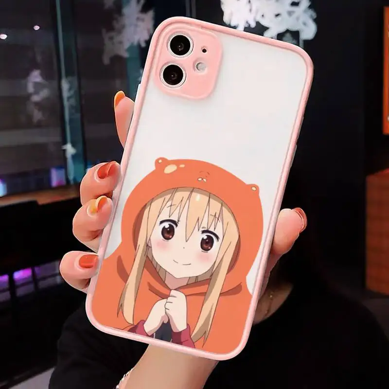 

Umaru chan Anime Doma Umaru Phone Cases Matte Transparent For iPhone 12 Mini 11 Pro XR XS Max 7 8 Plus