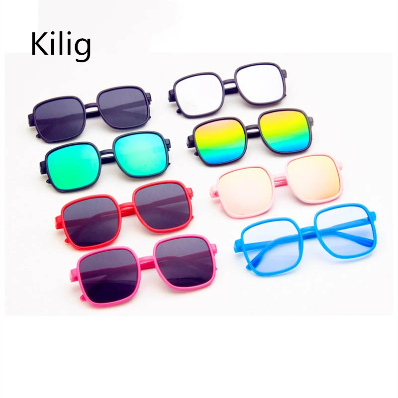 Новинка 2019 модные брендовые Детские солнцезащитные очки детские с защитой от УФ