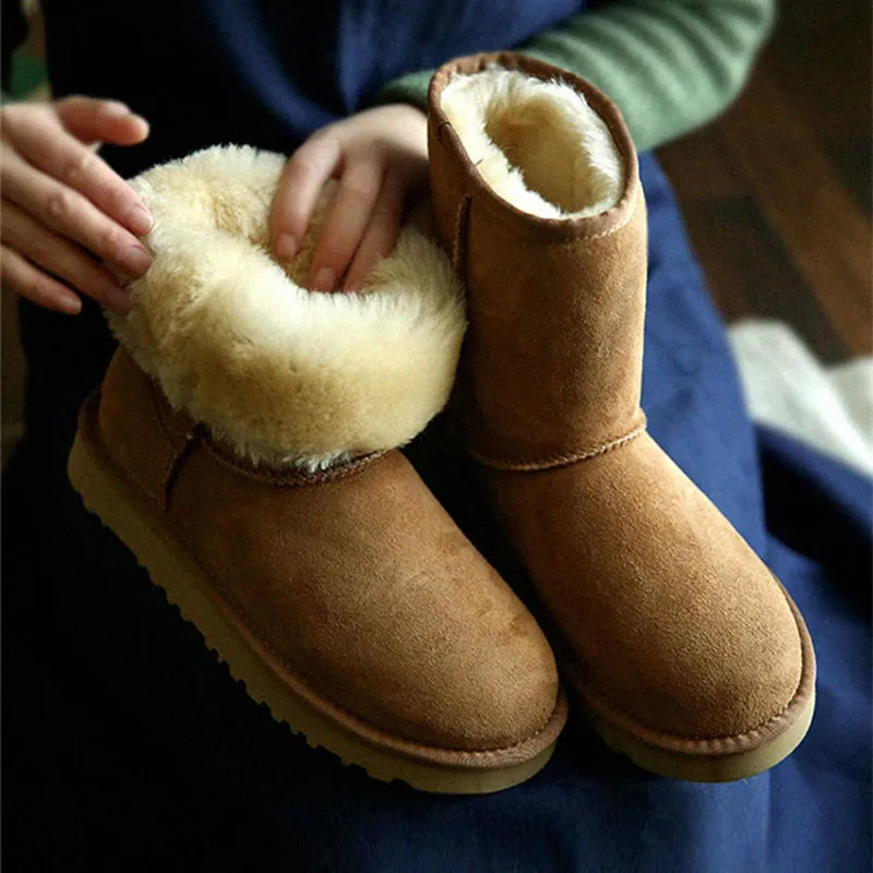 Бесплатная доставка Модные Классические Женские ботинки в австралийском стиле