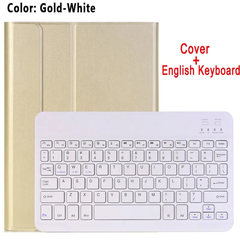 English Keyboard Английский, испанский блютус клавиатура сделана в России чехол для Apple iPad Air 3 3rd 10,5 A2152 A2153 A2123 Pro 10,5 A1701 A1709 крышка - Цвет: English Keyboard
