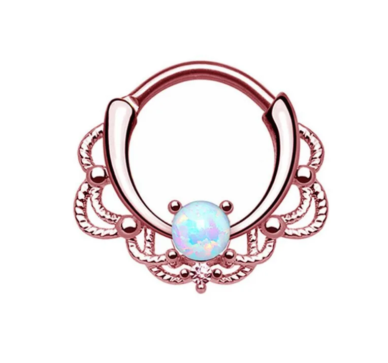 

Fashion Nose Ring Lip Hoop Septum Rings Stainless Steel Nose Piercing Fake Piercing Oreja Pircing Tool Jewelry For Women Men