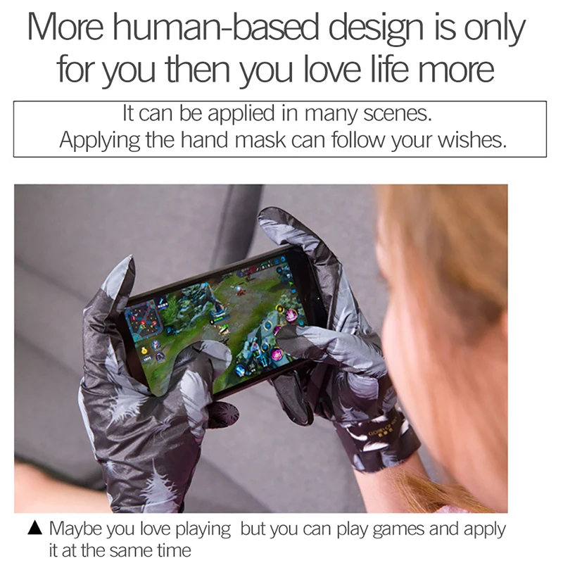 Длинная маска для рук с вулканической грязью 1 пакет средство против старения