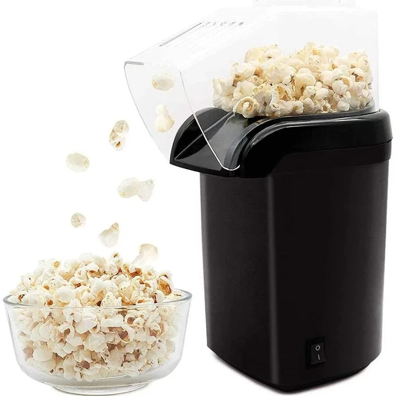 Popcorn Machine Removable Hot Air Popper Maker For Home No Oil Delicious Healthy Snack | Бытовая техника