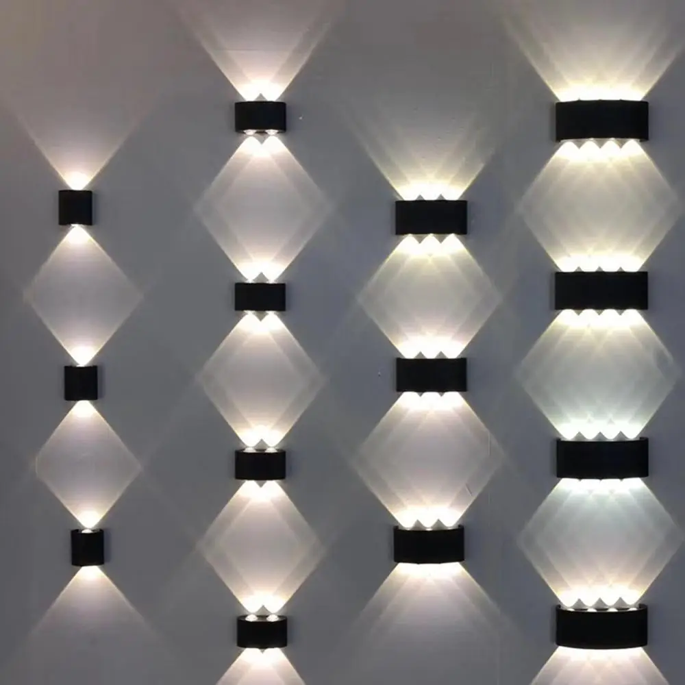 Скандинавский светодиодный настенный светильник алюминиевый водонепроницаемый