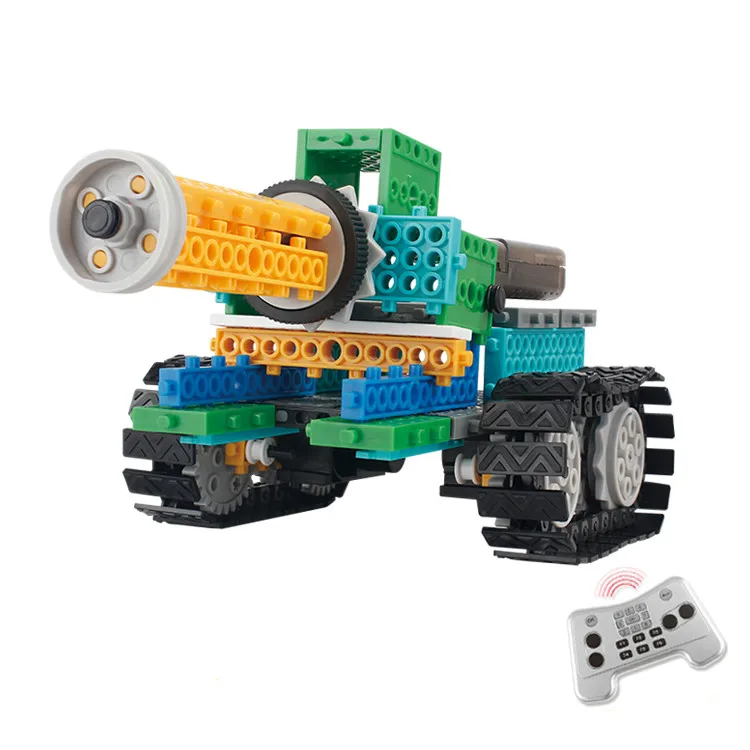 Стебель игрушки с дистанционным управлением строительные блоки 4 в 1 RC Танк и F1