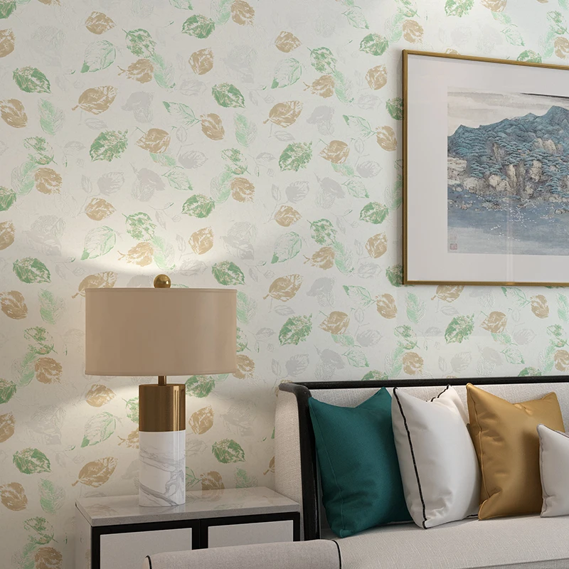 Узор деревенский лист американские обои для стен сельские зеленые рулон
