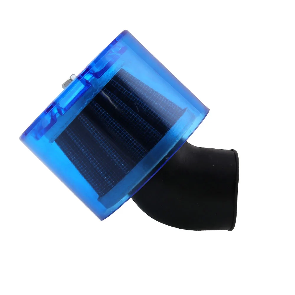 Синий воздушный фильтр брызговик крышка 35 мм 45 градусов прочный для Honda