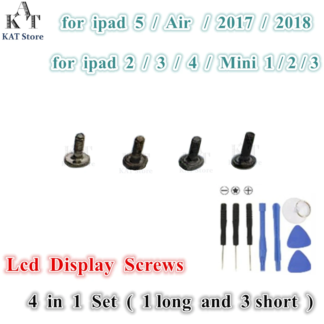 1 комплект ЖК Экран Дисплей болтов и гаек для iPad 2 3 4 5 Air 2017 2018 Mini внутри Винты Набор