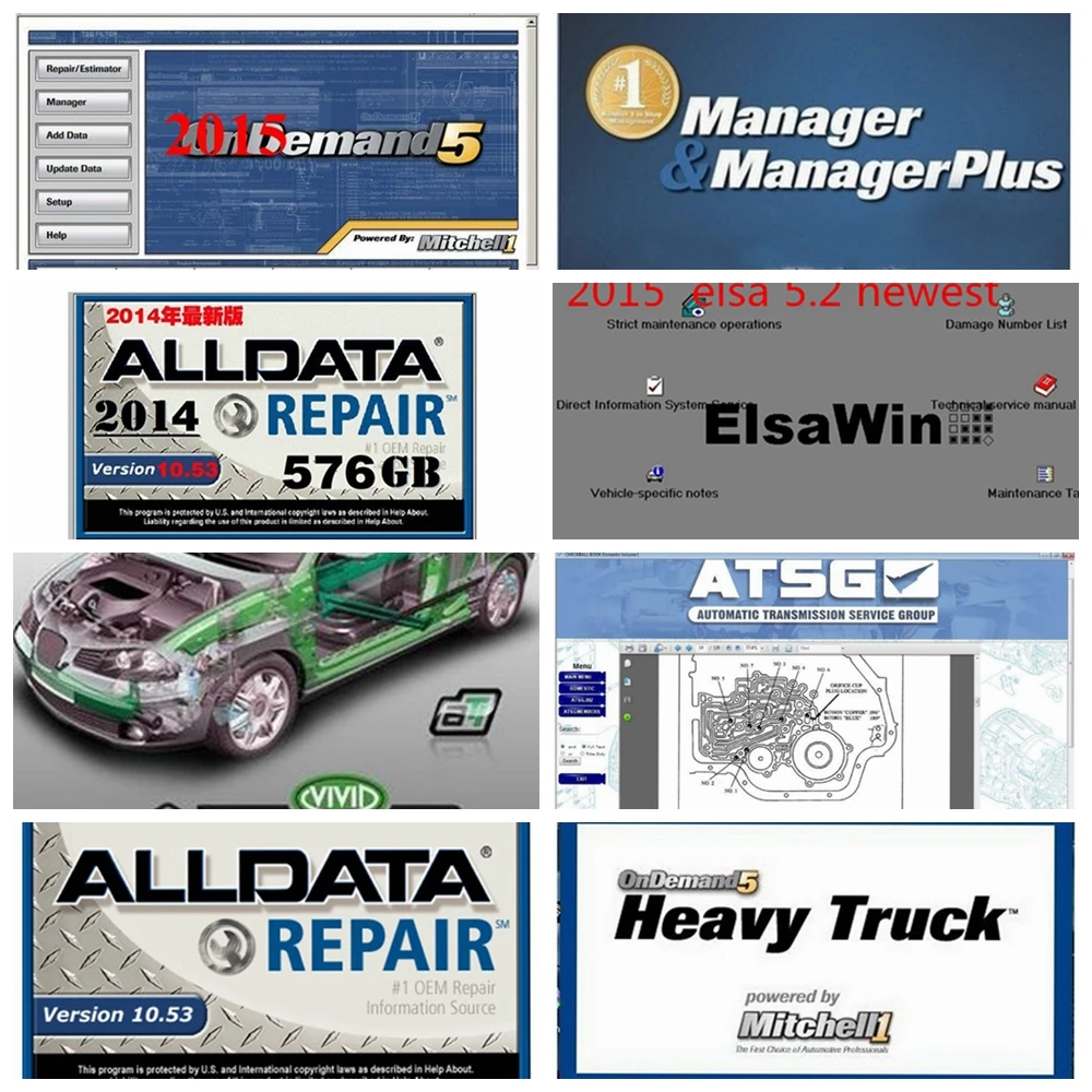 2021 Лидер продаж по Alldata для ремонта OD5 автоматическое диагностическое