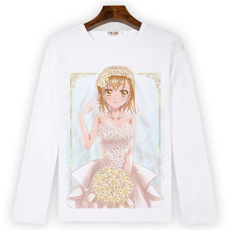 Определенная футболка для косплея с изображением научного пистолета Мисаки