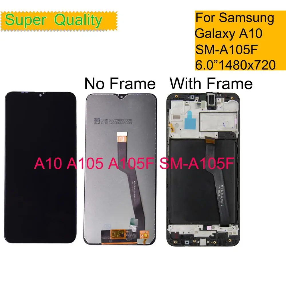 ЖК-дисплей с рамкой для Samsung Galaxy A10 A105 A105F 10 шт./лот сменный дигитайзер в сборе M10 M105 |