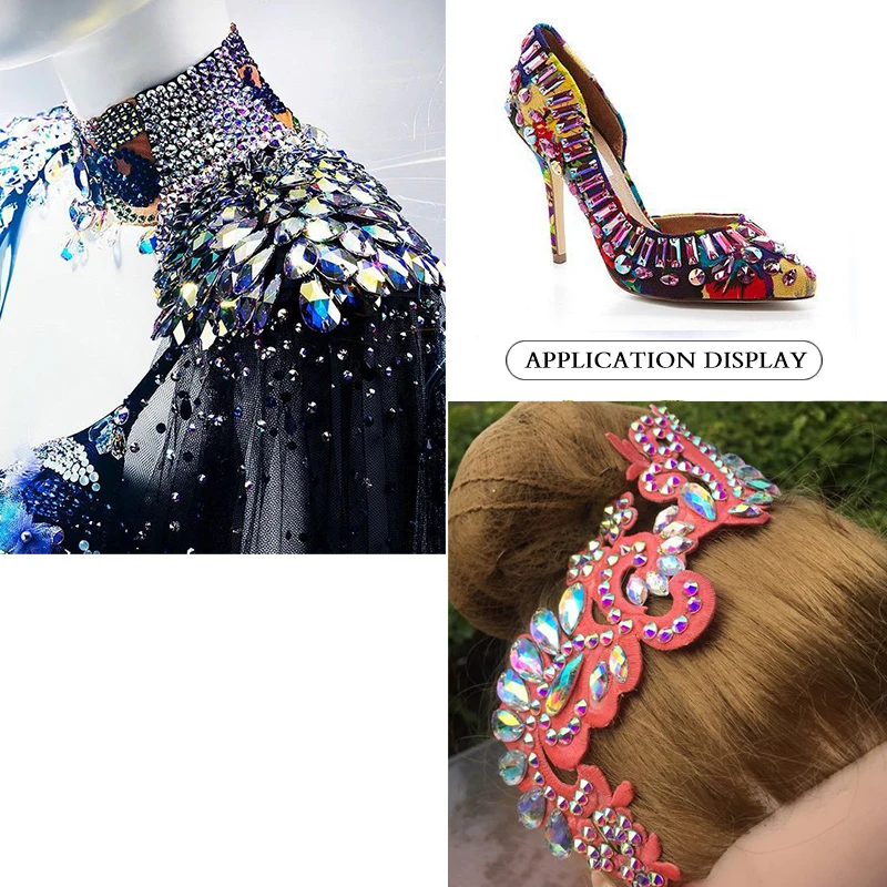 Прямоугольные алмазы для шитья K5 стеклянные камни Блестящие кристаллы сделай