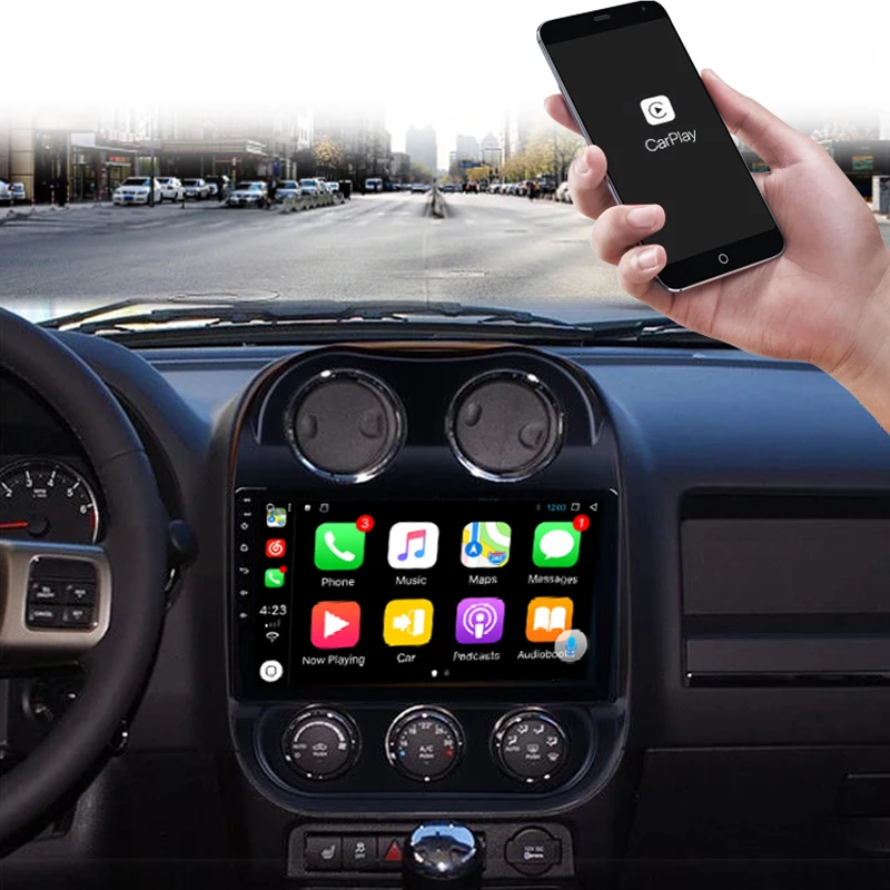 

Car DVD for Jeep Compass (2010-2016) Car Radio Multimedia Video Player Navigation GPS Android 10.0 double din 5.0