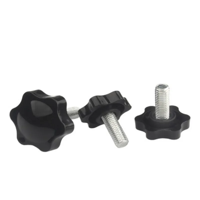 5pcs knob screw M6*12/16/20/25/30/35/40 Bakelite Hand Tighten Screw Handle Star Knob Tightening | Обустройство дома