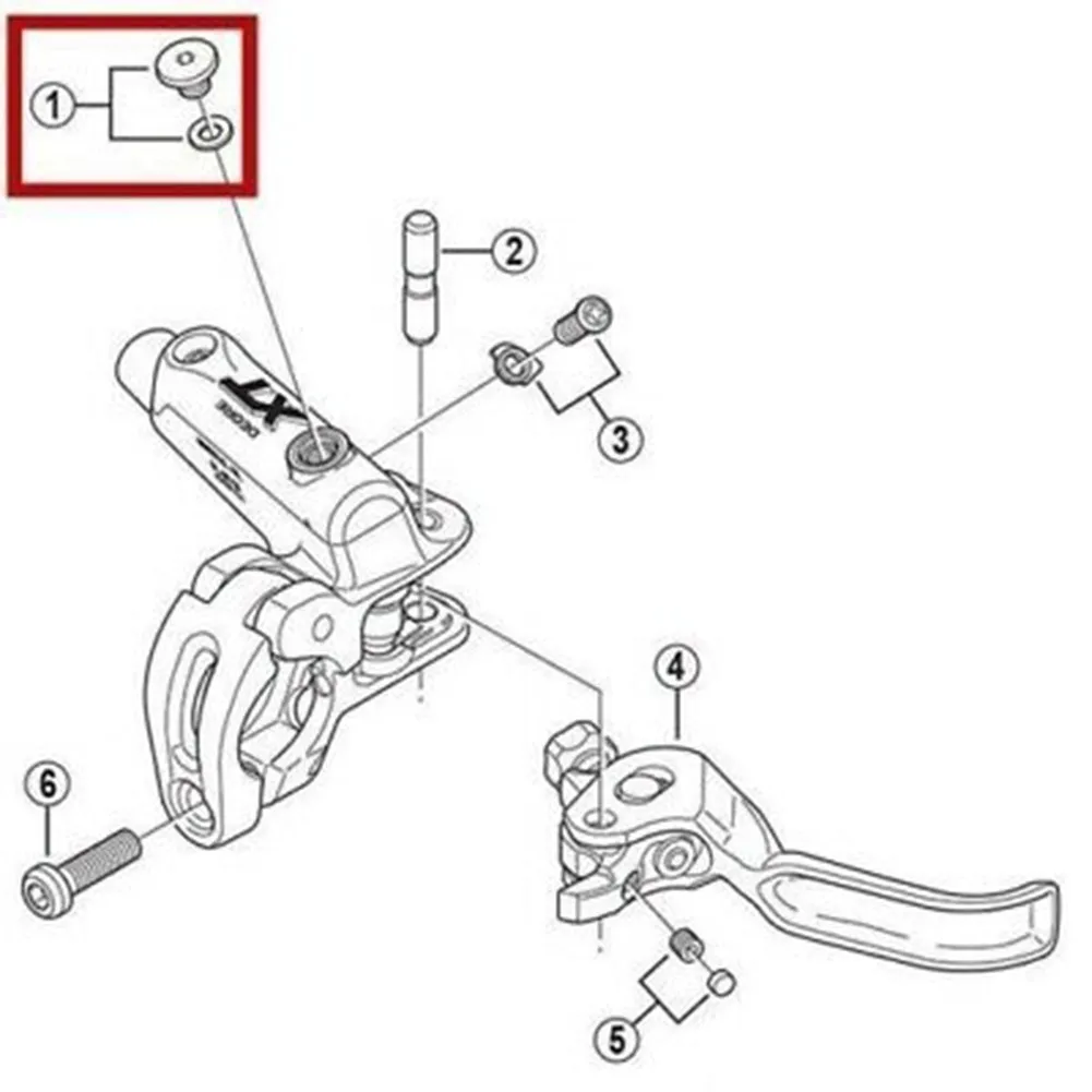 M5 стальной кронштейн для велосипеда титановый винт и уплотнительное кольцо Shimano