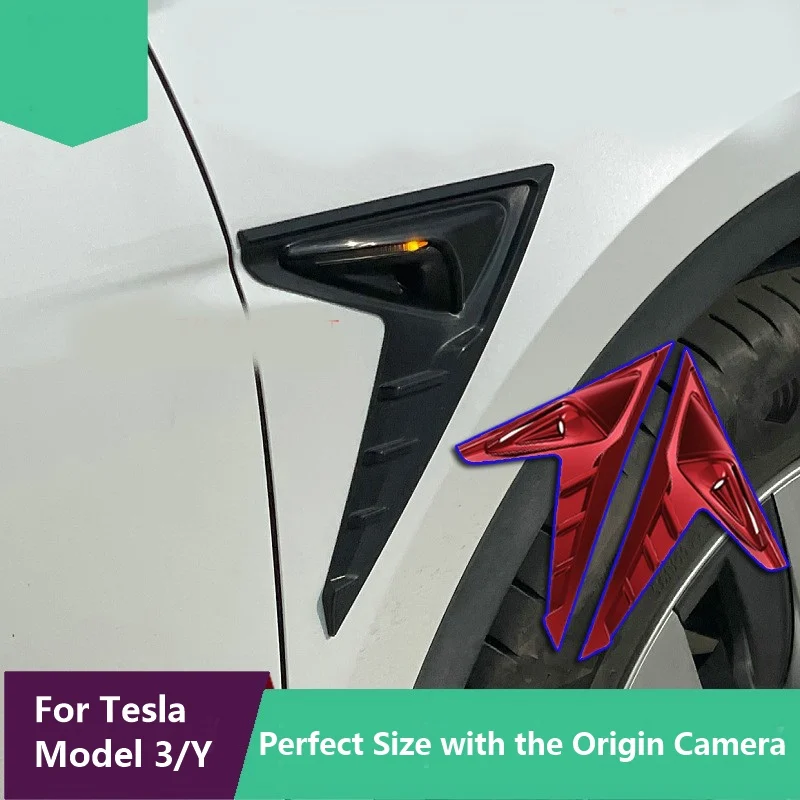Для Tesla Model 3 модель Y 2022 автомобильная сторона фотоаппарата 3Y КРЫЛО боковой панели