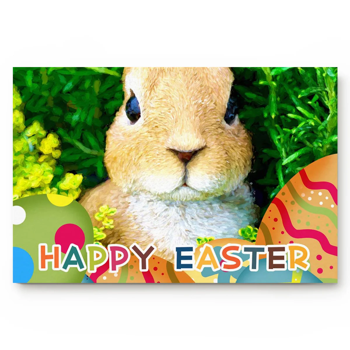 Пасхальный кролик картина маслом Ванная комната Кухня Гостиная Ковер Дверной