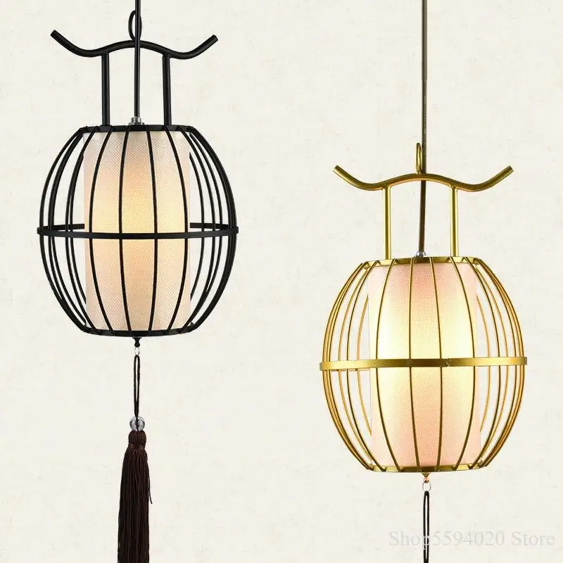 Китайская люстра в стиле ретро вращающаяся длинная лестница для виллы клетка с