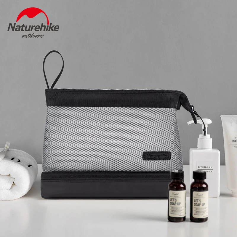 Naturehike вместительное Двухслойное отделение для сухого и мокрого мытья сумка