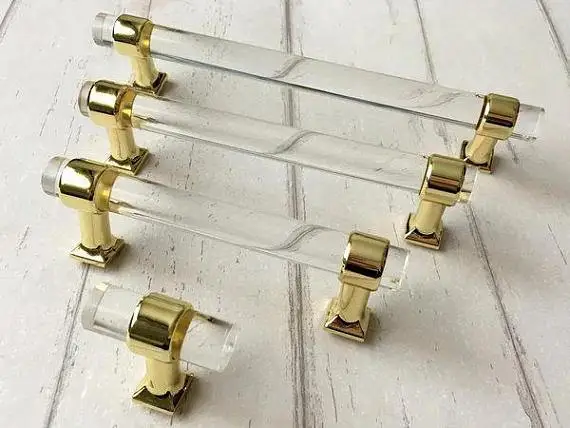 Акриловые ручки для ящиков размером 3 78 дюйма 5 04 6 дюймов 30 кухонного шкафа с