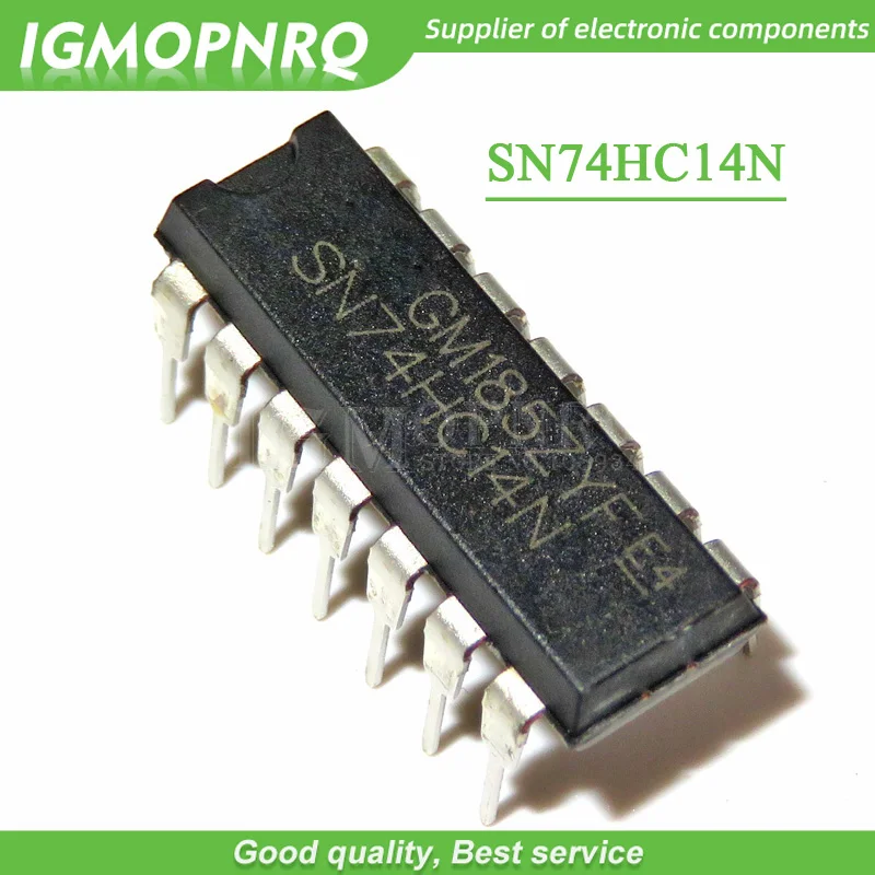 Инверторы SN74HC14N 74HC14 SN74HC14 DIP-14, шестигранный спусковой крючок, Новый оригинал, 10 шт.