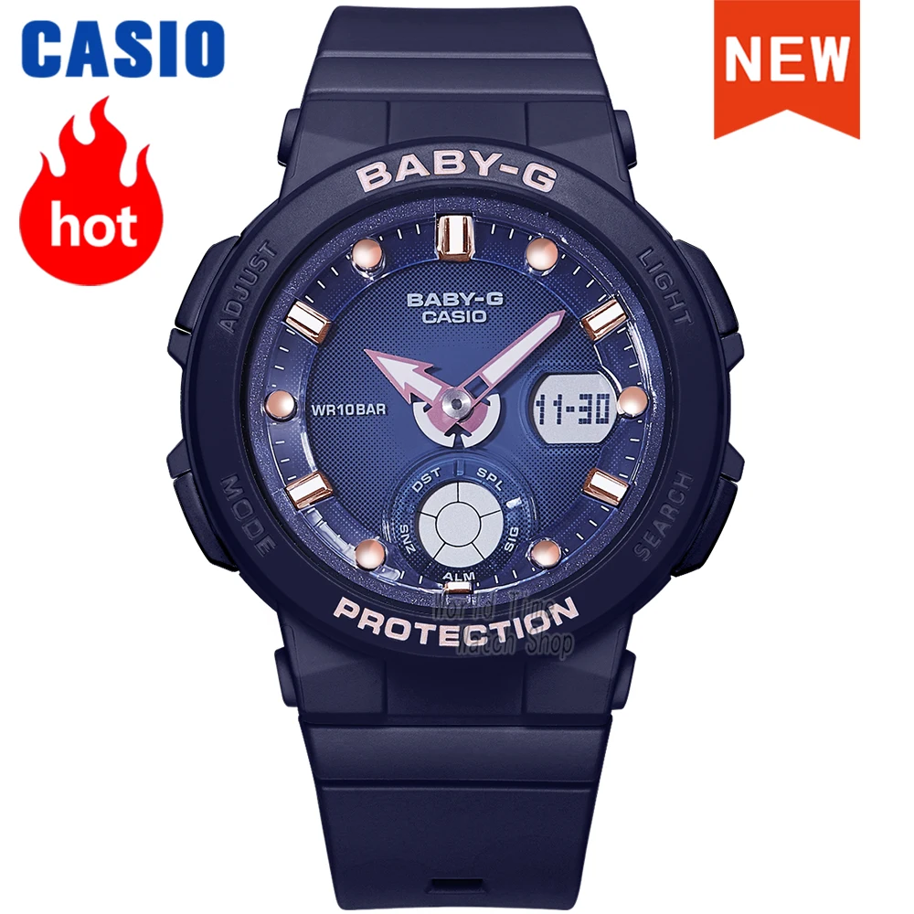 Enlarge Casio watch women top brand luxury set g shock Beach Traveler Series 100m Waterproof Sport quartz Watch LED women watches BABY-G