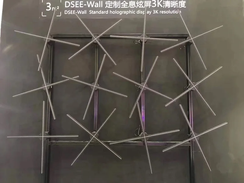 Оригинальный dseelab 3d голограммный настенный светодиодный вентилятор для 12 штук