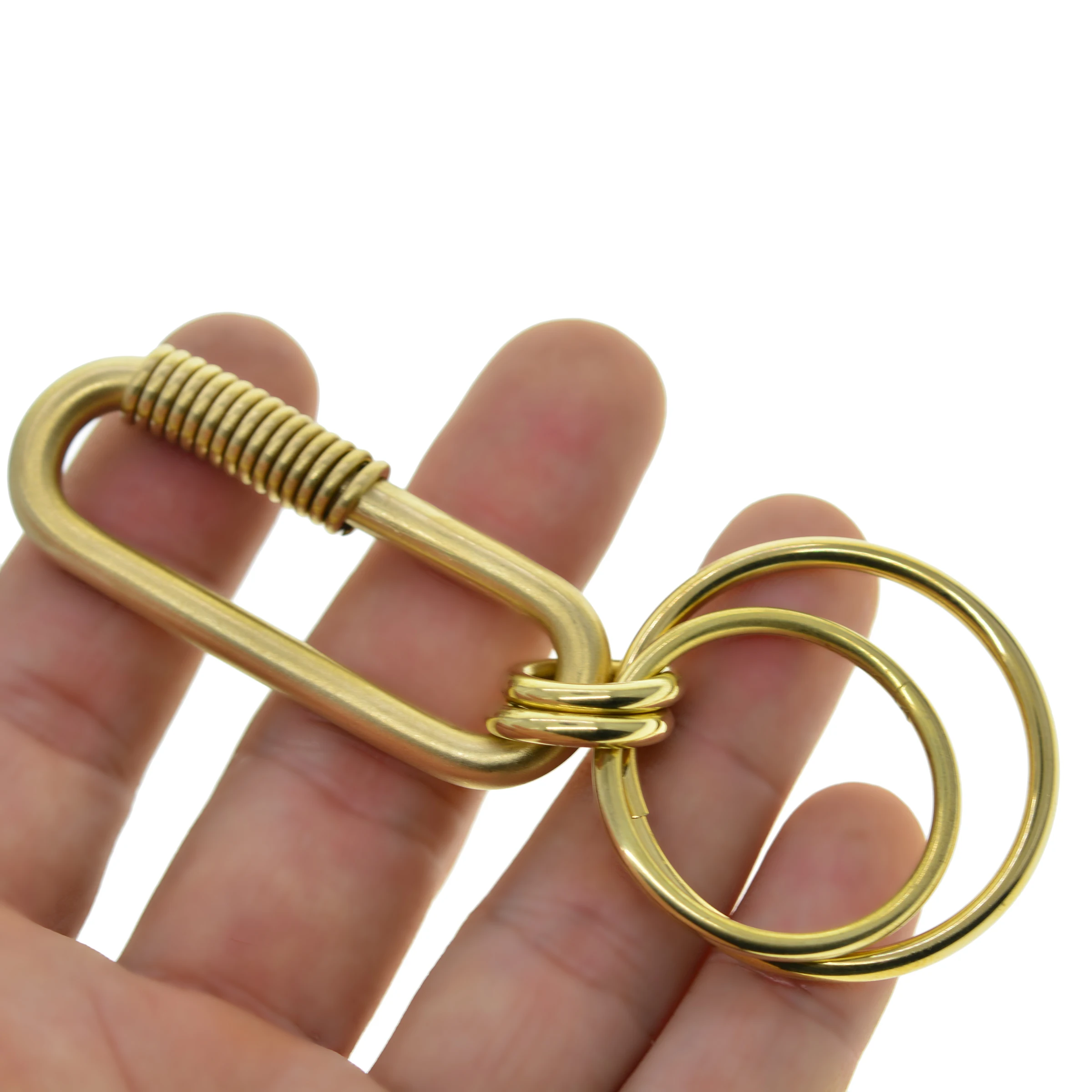 Сверхпрочные сверхпрочные матовые латунные проволочные овальные Пружинные
