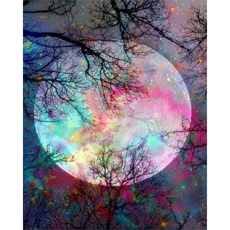 

GATYZTORY Painitng By Numbers Landscape DIY Frameless acrylic paint by numbers Digital Canvas Painting For Home Decoration