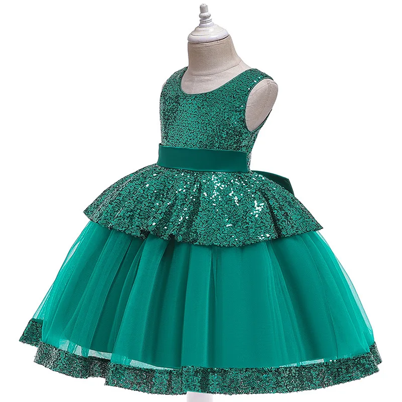 Детское платье с блестками на свадьбу или вечеринку | Детская одежда и обувь