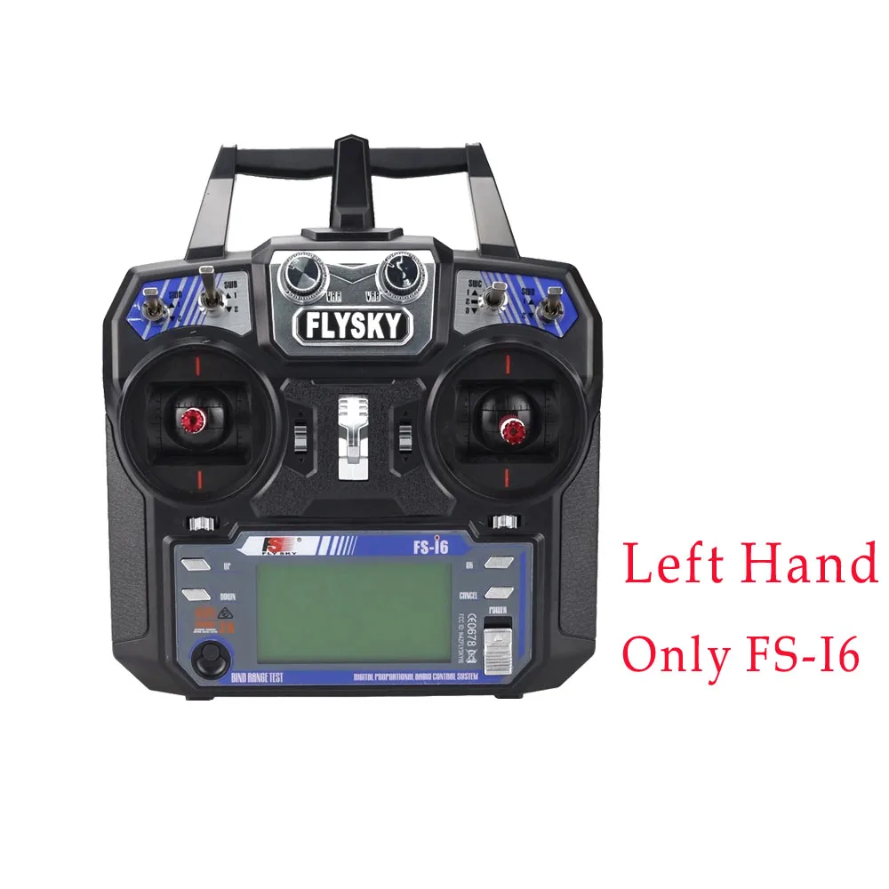 Only Transmitter 1 шт. FlySky FS-i6 2,4G 6ch передатчик+ FS-iA6B приемник системы ЖК-экран для радиоуправляемого вертолета(с розничной коробкой - Цвет: Only Transmitter