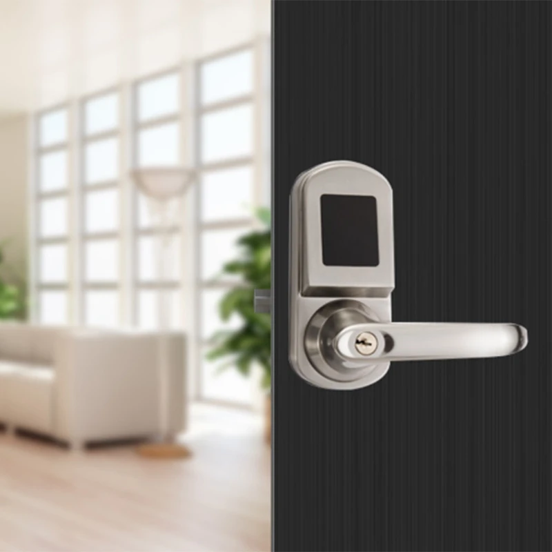 

Smart Electronic Door Lock Code Door Lock Mechanical Keys Lock Keyless Electronic Lock EM Card Sensor Lock Smart Home Hotel Apar