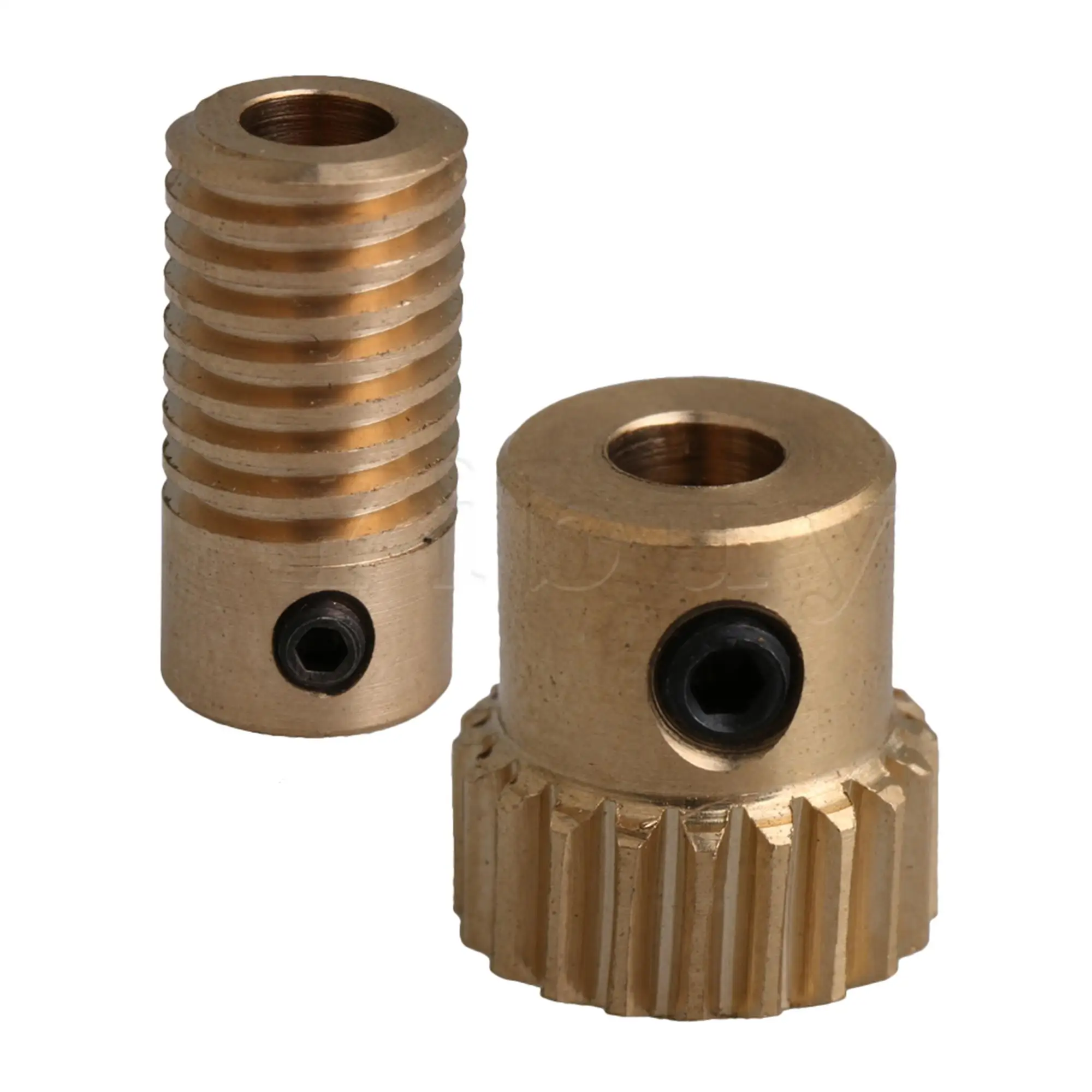 

0.5 Modulus 20 T Brass Reducer with 20mm Length Gear Shaft