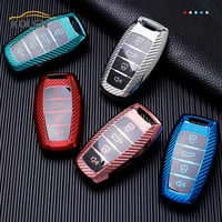 carbon fiber tpu car smart key case cover for great wall havalhover h6 h7 h4 h9 f5 f7 h2s auto holder shell fob accessories