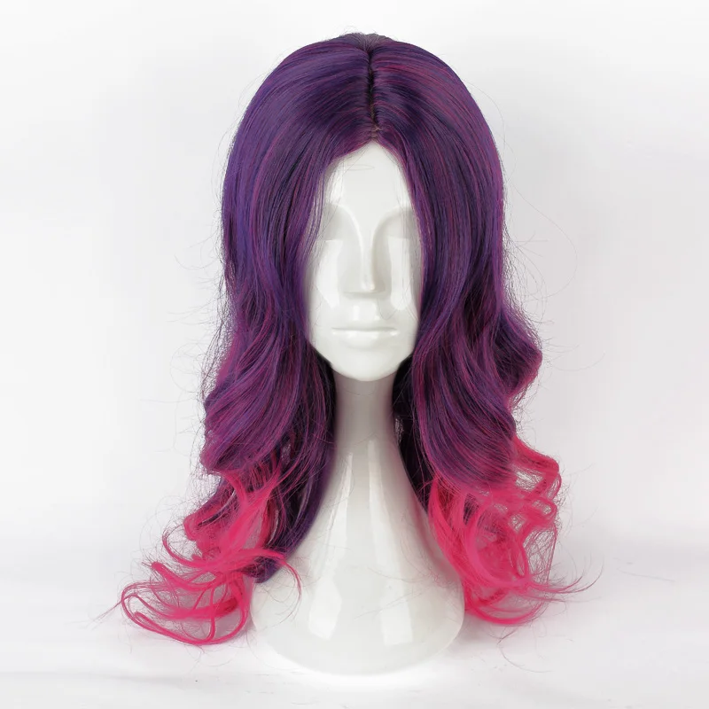 Anime Gamora Cosplay Wigs Heat Resistant Synthetic Wig Hair Gradient Color Wig Halloween Carnival Party Women Cosplay Wig