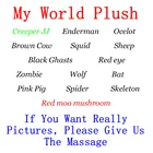 1 шт. MC плюшевые 18 см зеленые мягкие плюшевые игрушки JJ, куклы, игра MC Enderman, плюшевые мягкие игрушки, игрушки для детей, подарки для детей