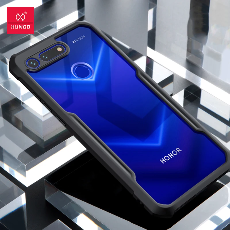 Xundd чехол для Huawei Honor View 20 противоударный прозрачный силиконовый телефона