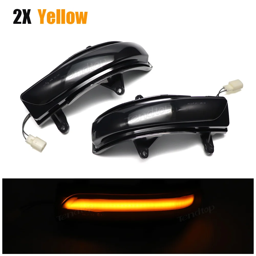 

Светодиодная лента с динамическими указателями поворота, тюнинг автомобиля, боковой повторитель, лампа для Toyota Land Cruiser LC200 FJ200 Prado FJ150 2010-2023