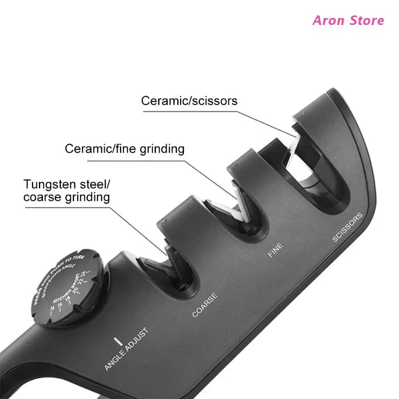 

Multifunction Kitchen Adjustable Angle Quick Sharpener Aluminum Sharpening Frame