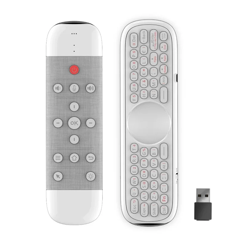 

Air Mouse Voice Remote Control Microphone 2.4G Wireless IR Mini Keyboard Gyroscope Compatible with H96 MAX X88 Pro TV Box PC