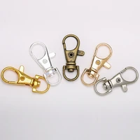 10pcs gold color split key ring swivel lobster clasp connector for bag belt dog chains diy jewelry making findings wholesale