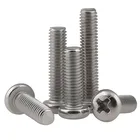 Винты с круглой головкой A2 нержавеющий крестообразный Винт M6 M8 M10